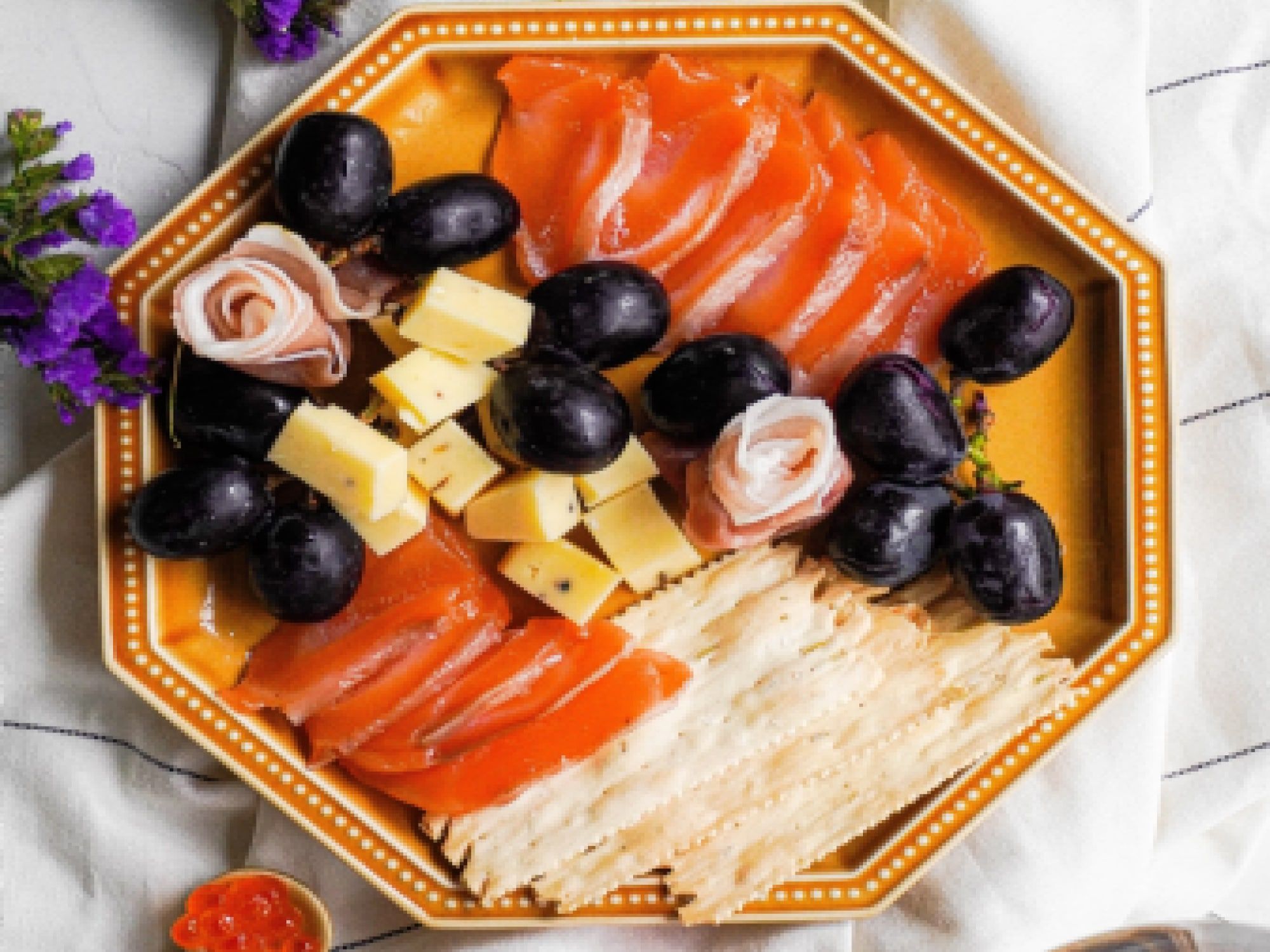 Japanese sashimi charcuterie board
