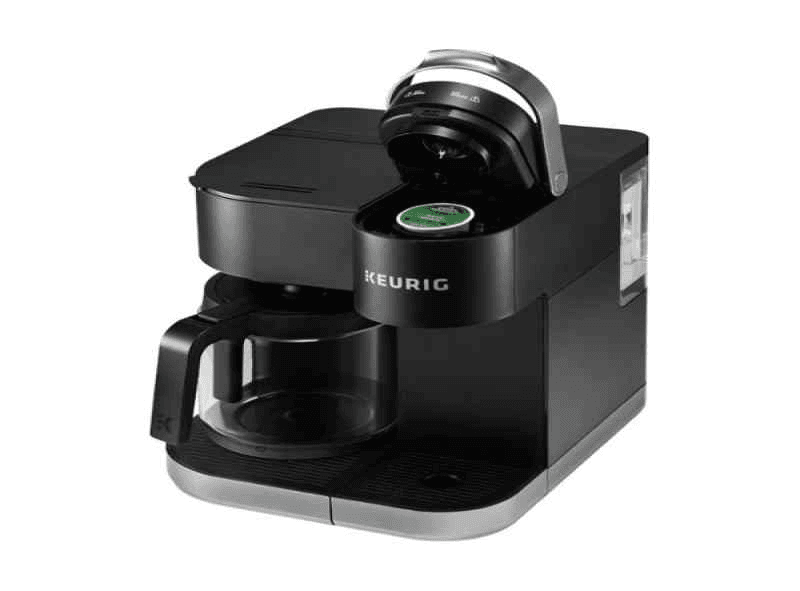 Keurig - K-Duo 12-Cup Coffee Maker and Single Serve K-Cup Brewer - Black