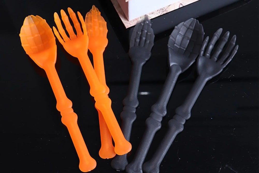 Scary spoons and forks for Halloween