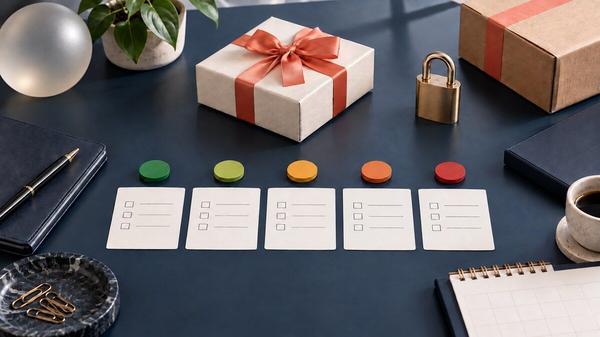 A cross-functional team reviewing corporate gifting risks, controls, and evidence