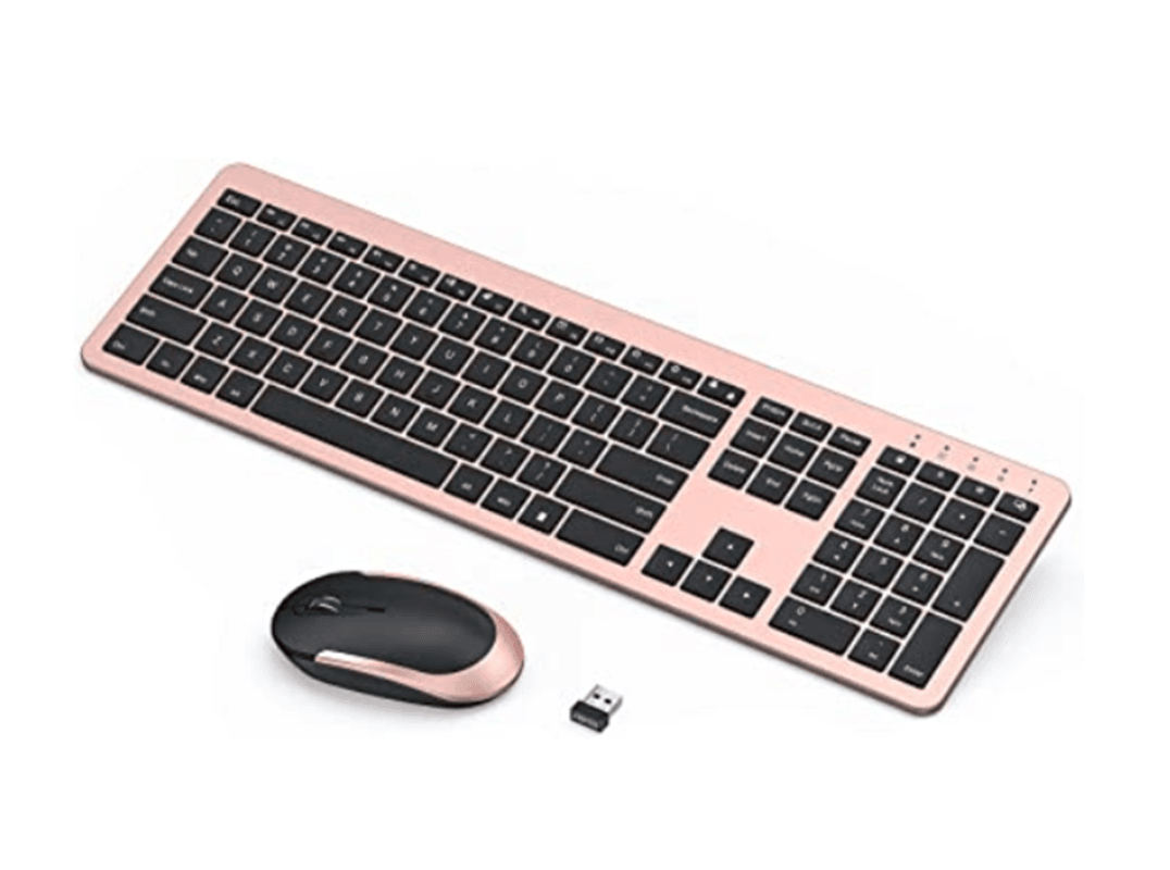 Rechargeable Wireless Keyboard Mouse Combo