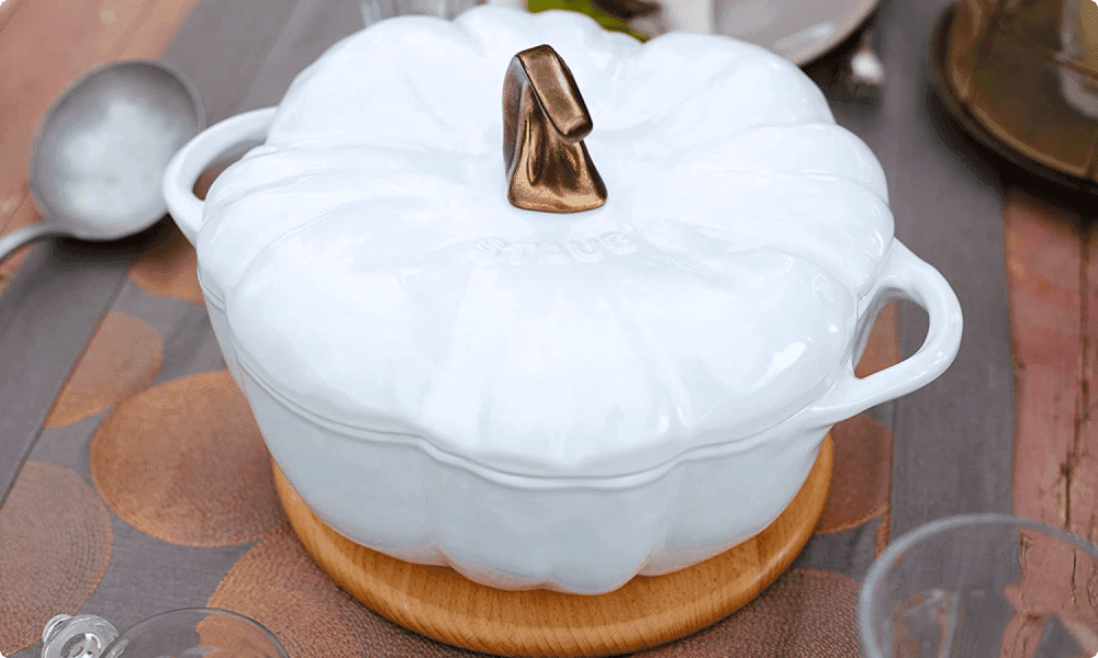 iron pumpkin cocotte from amazon