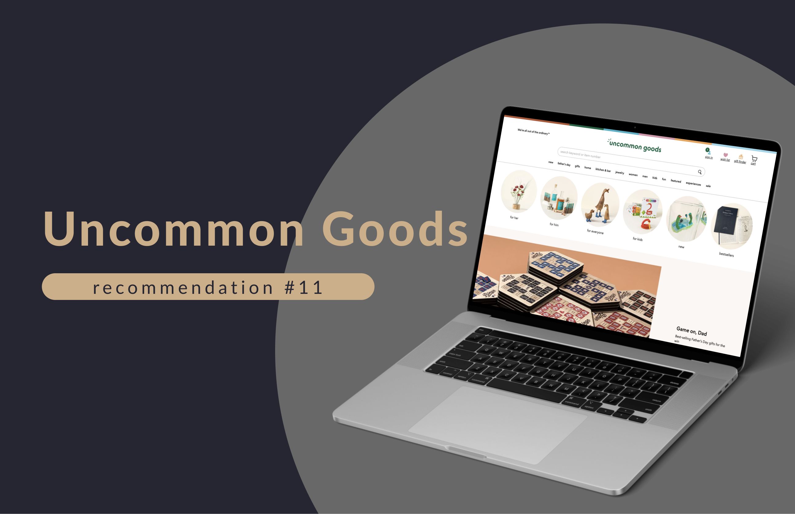 gifting platform recommendation 11 Uncommon Goods