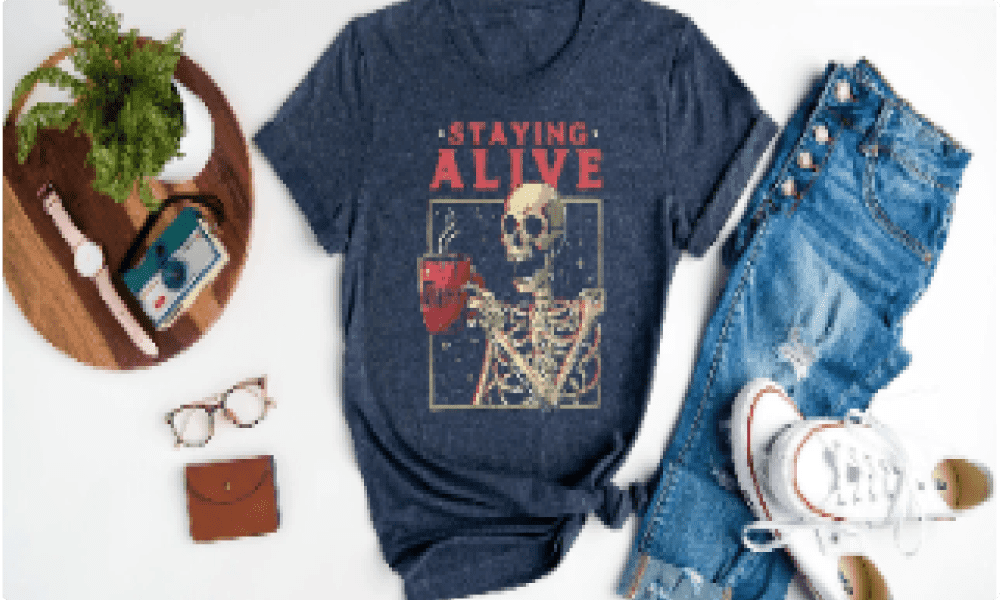 staying alive clothing set